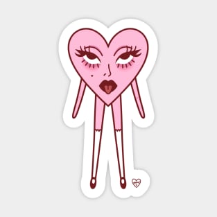 The Heart Girl Sticker